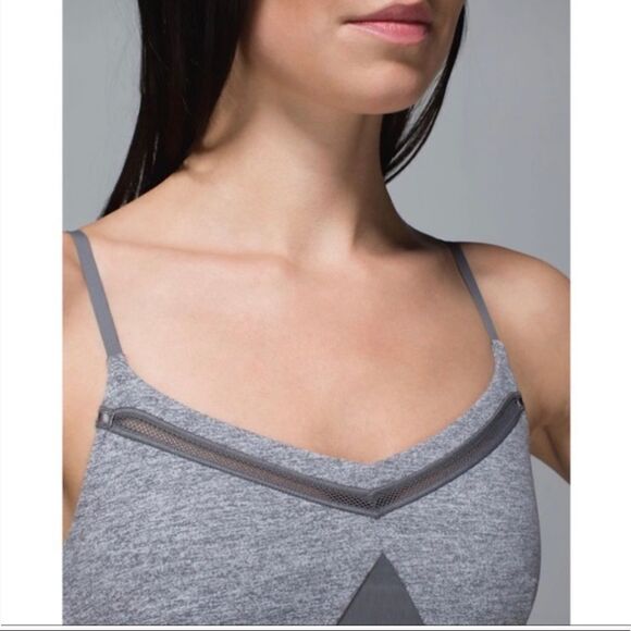 Lululemon Just Breathe Heathered Slate Tank Top - Picture 3 of 13